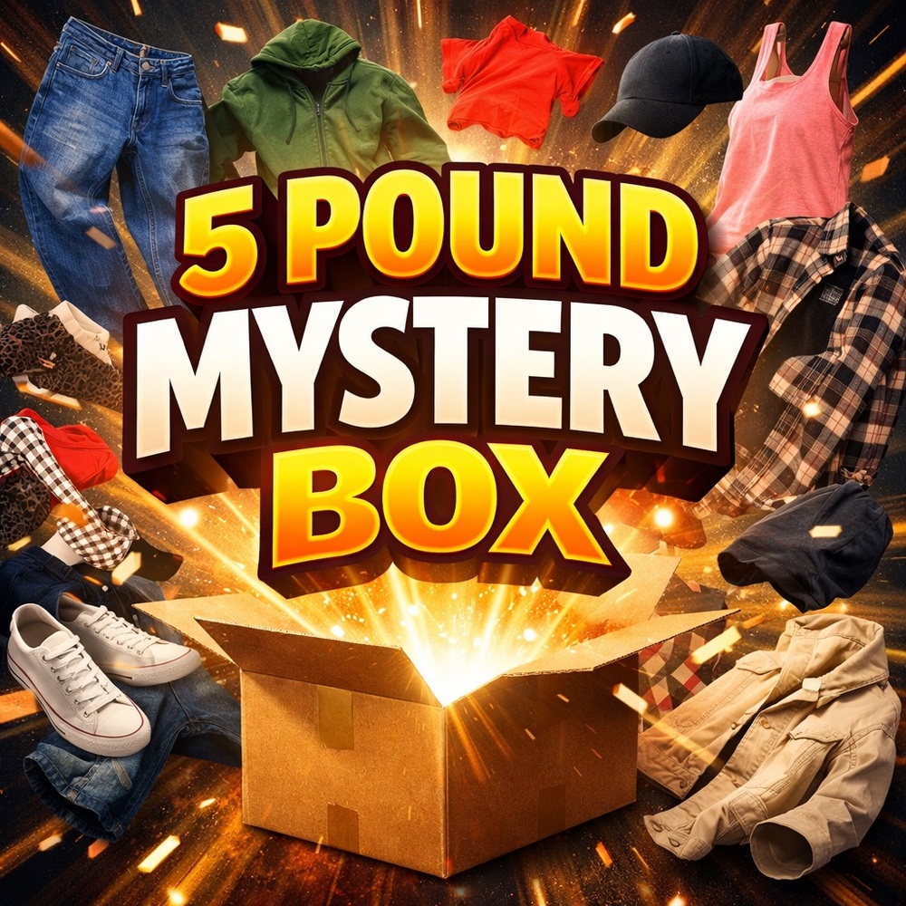5 Pound Mystery Box with Assorted Clothing - NWT/ NWOT